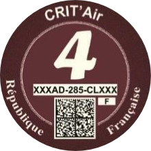 Crit'air 4 critair